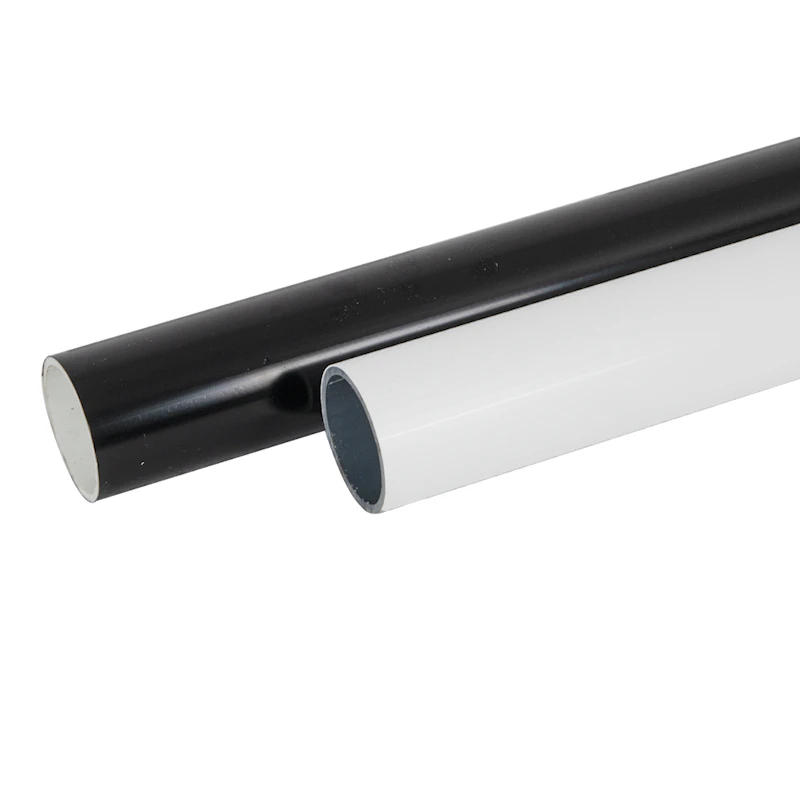 Black & White PVC Furniture Pipe