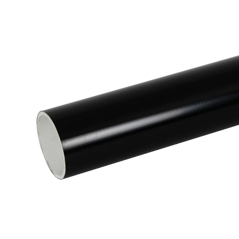 1-1/4" Schedule 40 Black PVC Furniture-Grade Pipe - 5' Length