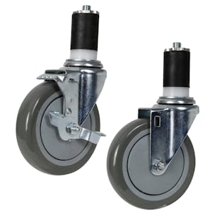 Polyurethane Caster Wheels with Expanding Stems