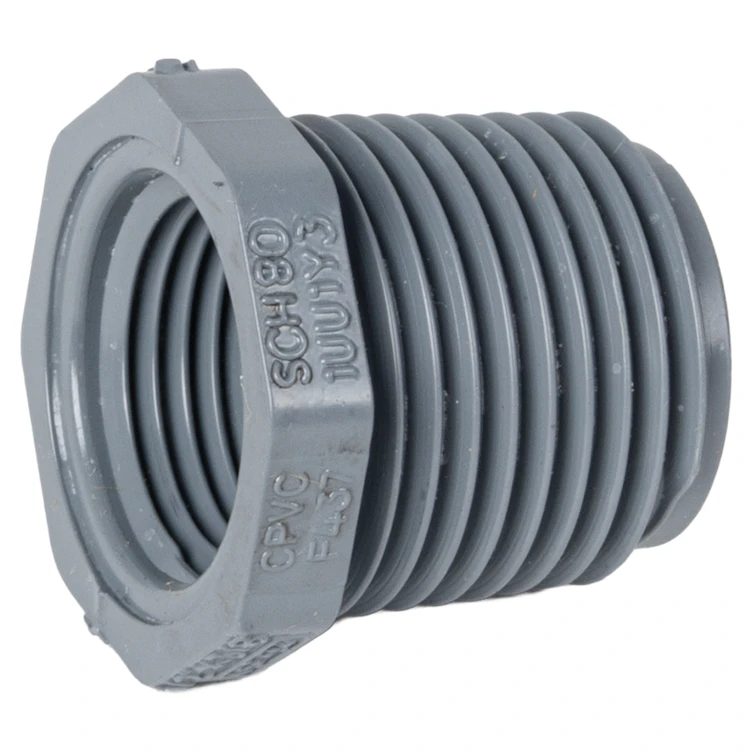 1/2" x 3/8" Schedule 80 CPVC Threaded Bushing