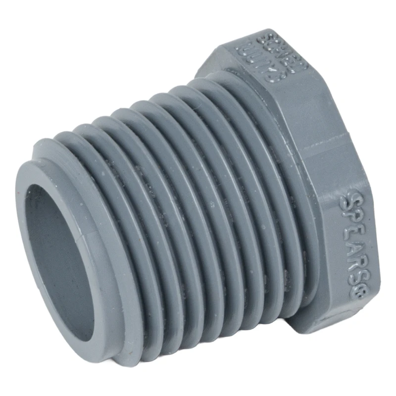 1/2" x 3/8" Schedule 80 CPVC Threaded Bushing