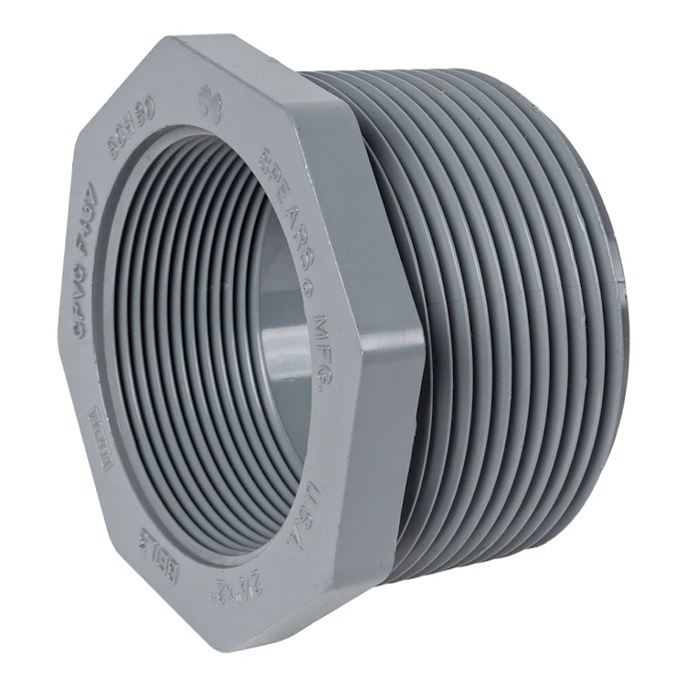 2-1/2" x 2" Schedule 80 CPVC Threaded Bushing
