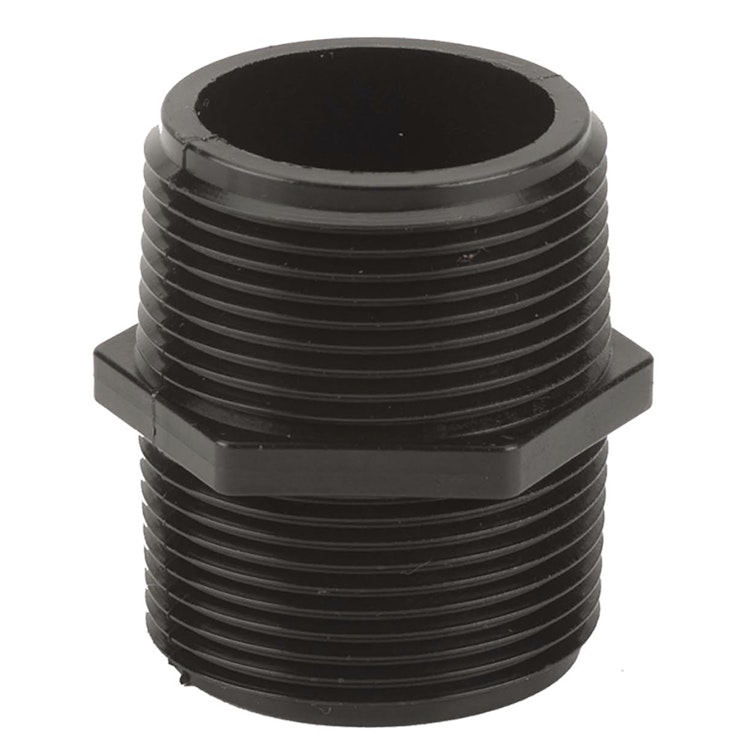 1-1/4" x Short Polypropylene Pipe Nipple