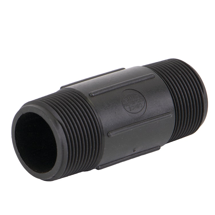 1-1/4" x 4" Polypropylene Pipe Nipple