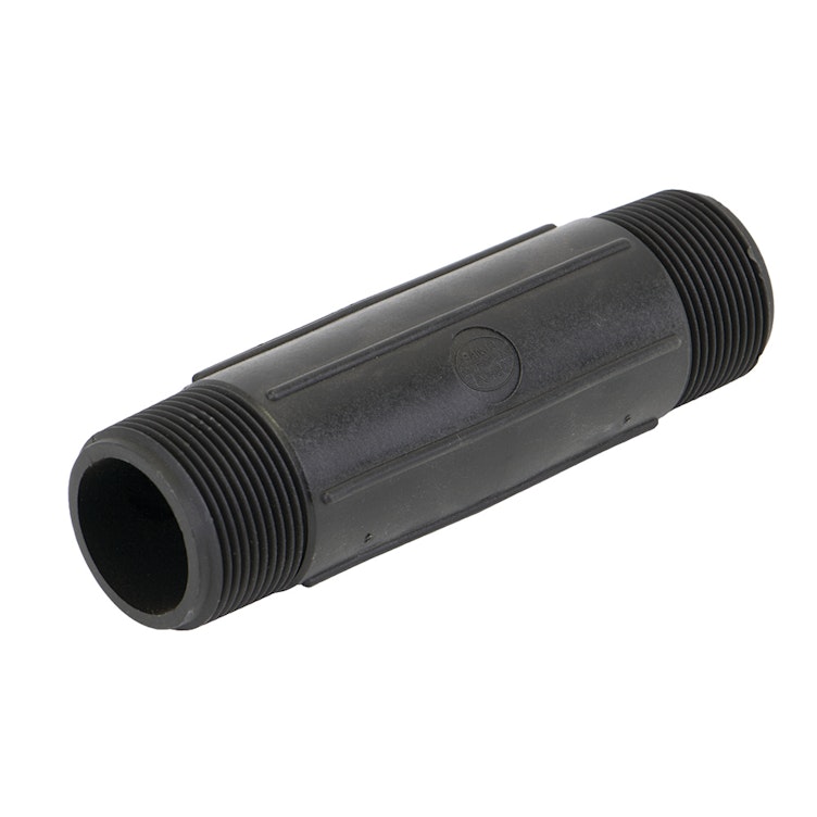 1-1/4" x 6" Polypropylene Pipe Nipple