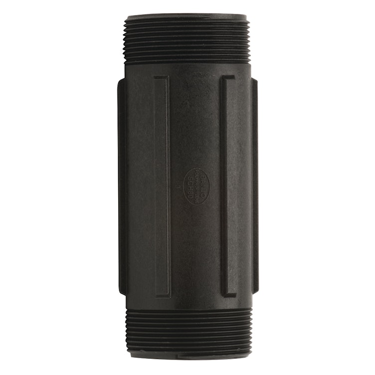 2" x 6" Polypropylene Pipe Nipple