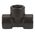 3/4" FNPT x 3/4" FNPT x 3/4" FNPT Banjo® Black Fiberglass-Reinforced Polypropylene Pipe Tee