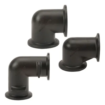 Banjo® Manifold Flanged 90° Elbow Couplings - Flange x Flange
