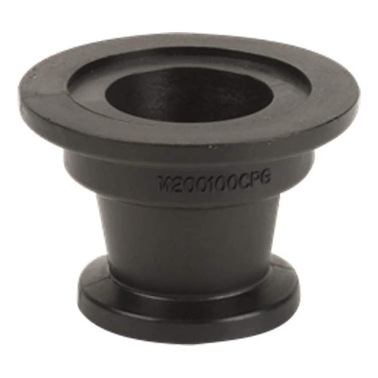 2" Manifold Flange x 1" Manifold Flange Banjo® Black Fiberglass-Reinforced Polypropylene Reducing Coupler
