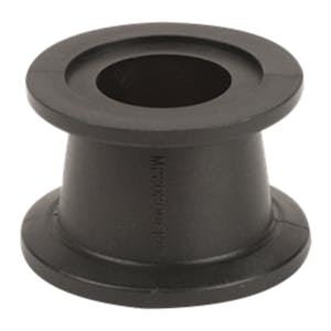 2" Full Port Manifold Flange x 2" Full Port Manifold Flange Banjo® Black Fiberglass-Reinforced Polypropylene Reducing Coupler
