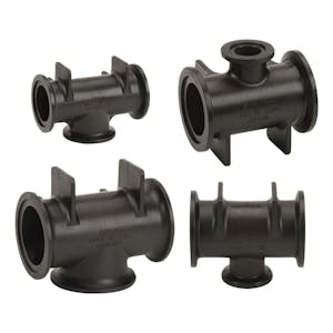 Banjo® Manifold Flanged Tees - Flange x Flange