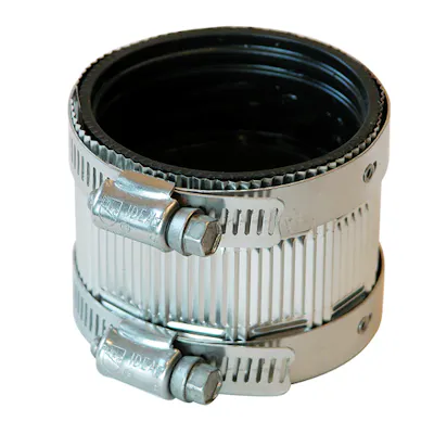 2" Standard No-Hub Coupling with 2 Clamps