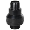 1-1/4" NPT x 1-1/4" Hose Barb or 1-1/2" Spigot Sump Pump Check Valve with Pre-Drilled Air Release