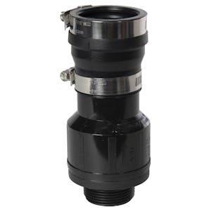 1-1/4 NPT x 1-1/4" FRC or 1-1/2" FRC Sump Pump Check Valve with Pre-Drilled Air Release