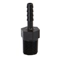 3/8" MNPT x 1/4" Hose Barb Polypropylene Adapter