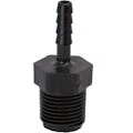 1/2" MNPT x 1/4" Hose Barb Polypropylene Adapter