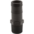 1" MNPT x 1-1/4" Hose Barb Polypropylene Adapter