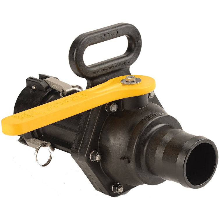 Banjo® Easy-Fill™ Ball Valve with Carry Handle