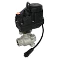1" FNPT Banjo® NH<sub>3</sub> Anhydrous Ammonia Stainless Steel Vented Ball Valve with EH9 Actuator with On/Off Control for Raven Systems