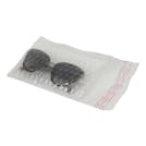 4" W x 7-1/2" L Clear Polyethylene Clearjacket Bubble Pouch - Case of 400
