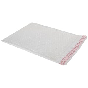 8" W x 11-1/2" L Clear Polyethylene Clearjacket Bubble Pouch - Case of 100