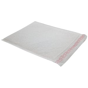 12" W x 15" L Clear Polyethylene Clearjacket Bubble Pouch - Case of 100