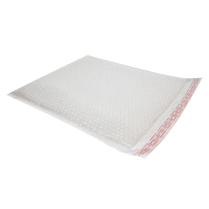 15" W x 17-1/2" L Clear Polyethylene Clearjacket Bubble Pouch - Case of 80