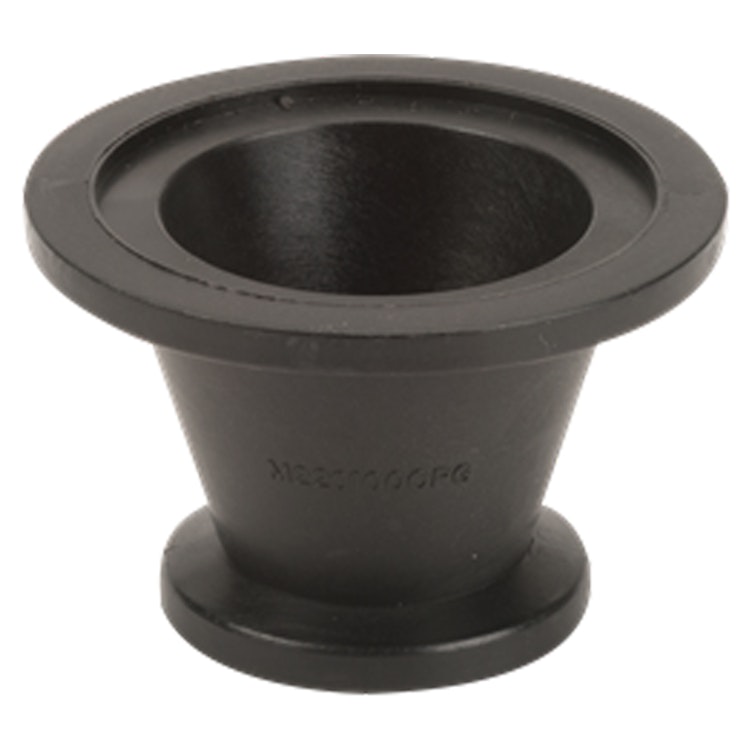 2" Full Port Manifold Flange x 1" Full Port Manifold Flange Banjo® Black Fiberglass-Reinforced Polypropylene Reducing Coupler