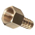 3/8" FNPT x 3/8" Hose Barb Brass Female Hose Connector