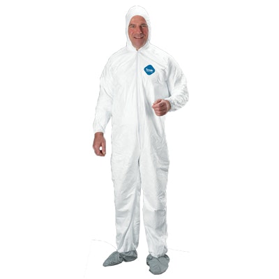 X-Large Tyvek® Coverall with Attached Hood & Boots