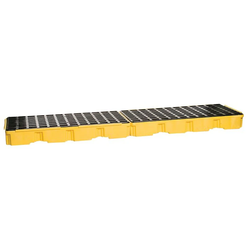 4-Drum Inline Spill Containment Platform - 106" x 30.25" x 6.75"