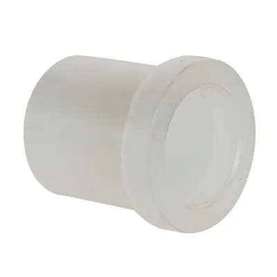 3/4" Spigot x 1/2" Socket Chemtrol® Chem-Pure® Natural Polypropylene Schedule 80 Socket Reducer Bushing