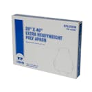 28" W x 46" L White Polyethylene Disposable Apron - Box of 100