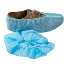 Large Blue Polypropylene Disposable Shoe Covers - Box of 300