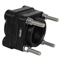 2" x 2" Polypropylene Bolted Tank Flange with EPDM Gaskets & 3-1/2" Bolt L (All Thread)