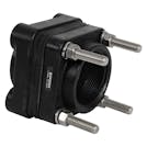 2" x 2" Polypropylene Bolted Tank Flange with EPDM Gaskets & 3-1/2" Bolt L (All Thread)