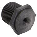 1" MNPT x 1/8" FNPT Banjo® Black Fiberglass-Reinforced Polypropylene Reducer Bushing
