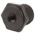 1" MNPT x 1/4" FNPT Banjo® Black Fiberglass-Reinforced Polypropylene Reducer Bushing