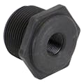 1-1/4" MNPT x 3/8" FNPT Banjo® Black Fiberglass-Reinforced Polypropylene Reducer Bushing