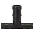 1/2" Hose Barb x 1/2" Hose Barb x 3/4" Hose Barb Banjo® Black Fiberglass-Reinforced Polypropylene Tee