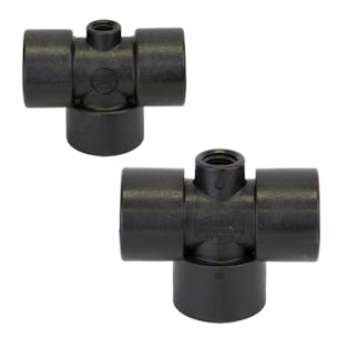 Banjo® Pipe Gauge Port Tees