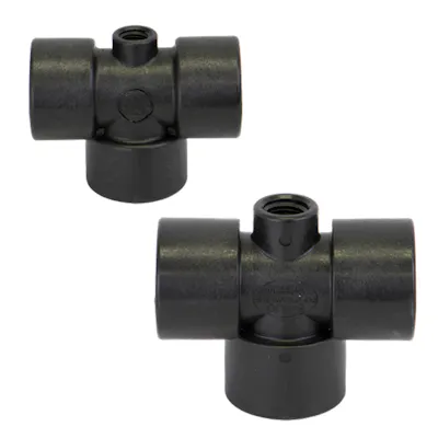 Banjo® Pipe Gauge Port Tees