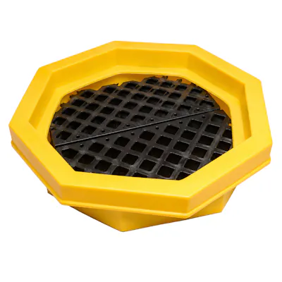 UltraTech Ultra-Drum Tray® With Grate 32" L x 32" w x 8.1" Hgt.