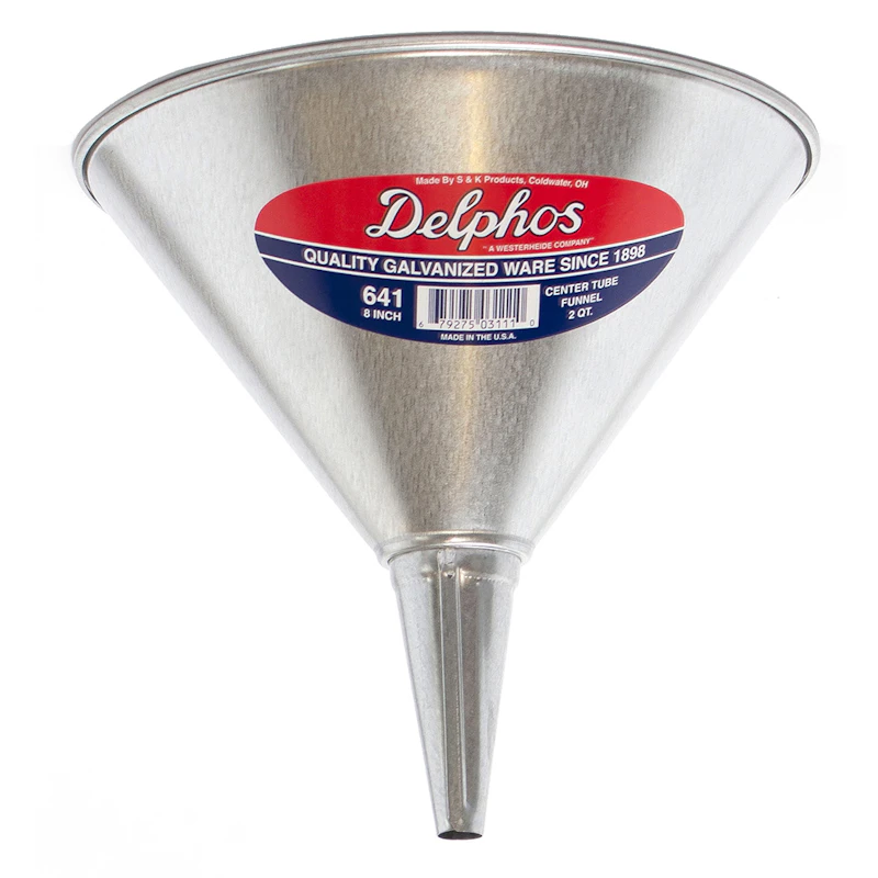 2 qt. Galvanized Steel General Purpose Funnel