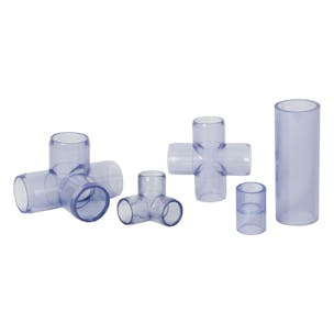 Clear PVC Furniture Pipe & Fittings