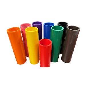 Colored PVC Furniture Pipe & Fittings