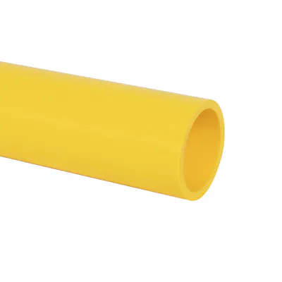 1-1/4" Schedule 40 Yellow PVC Furniture-Grade Pipe - 5' Length