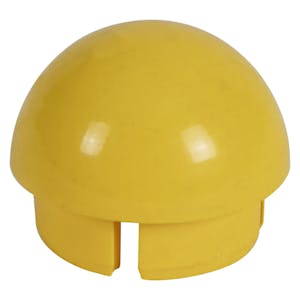1-1/4" Schedule 40 Yellow PVC Furniture-Grade Socket Internal Ball Cap