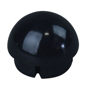 1-1/4" Schedule 40 Black PVC Furniture-Grade Socket Internal Ball Cap