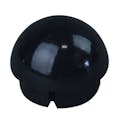 1-1/4" Schedule 40 Black PVC Furniture Grade Socket Internal Ball Cap